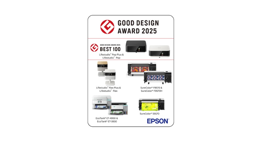 Epson Wins Coveted 2025 Good Design Awards  